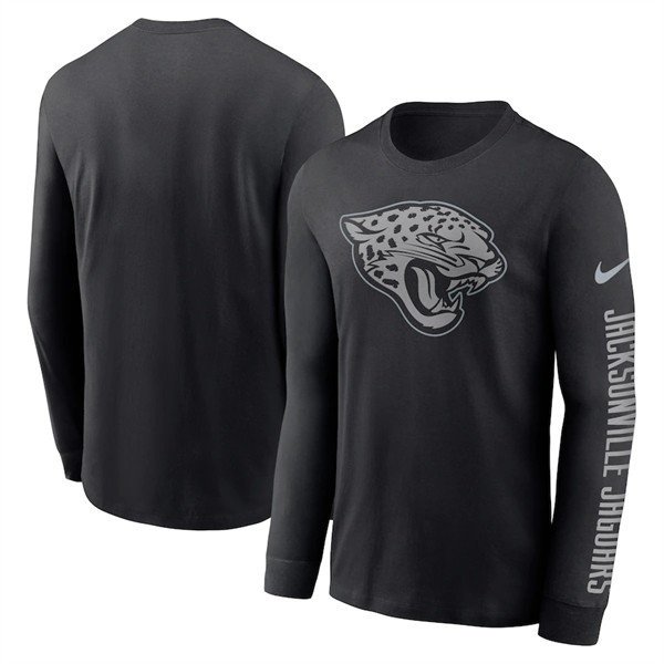 Men's Jacksonville Jaguars Black Long Sleeve T-Shirt